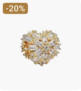 charm cur scintillant dore