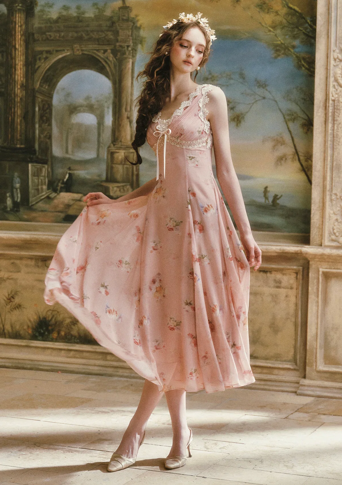 Image of Old Rose Letter Dress