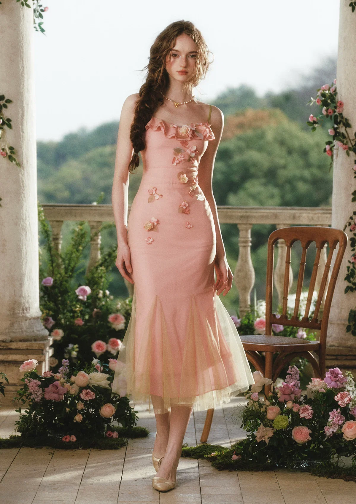 Image of Monet Brushstroke Dress
