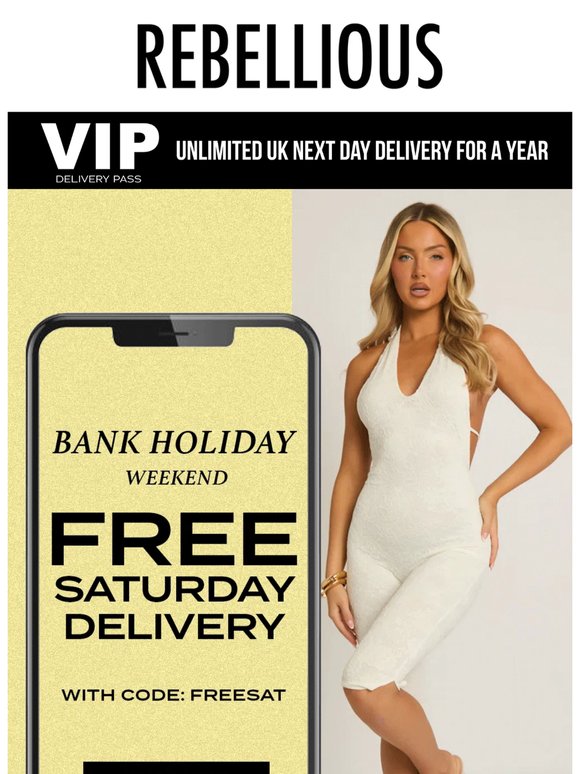 Get It Tomorrow with Free Delivery 🚚