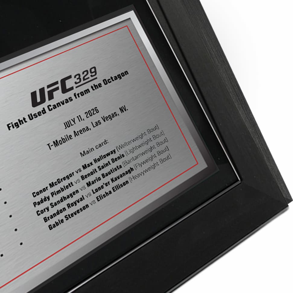 UFC 329 Name on Canvas