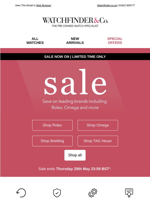 Sale now on