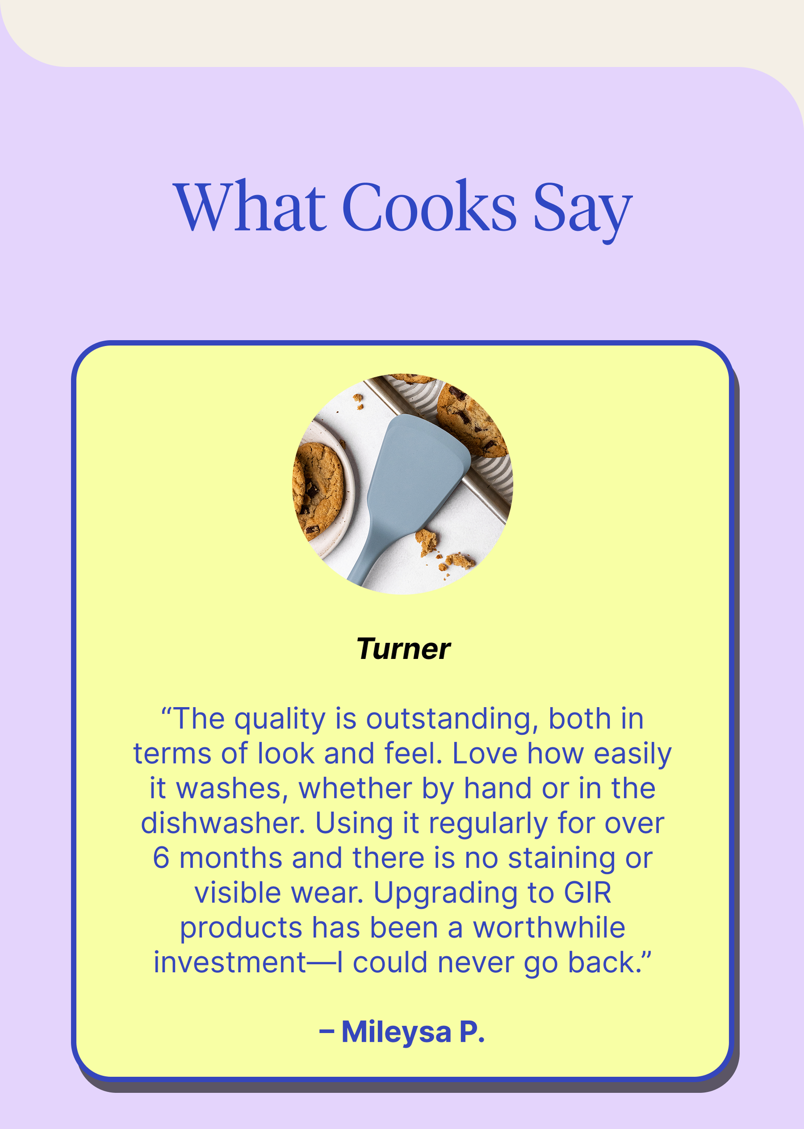 What Cooks Say
