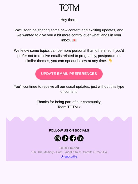 Giving you more control over the emails you receive 🙌