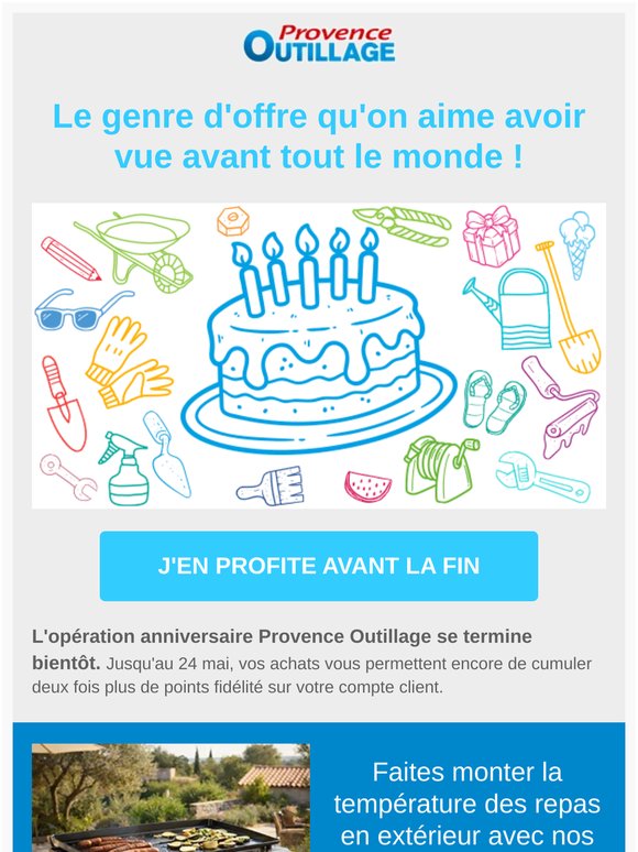 — 🎂 Plus que quelques jours pour profiter de l’offre anniversaire