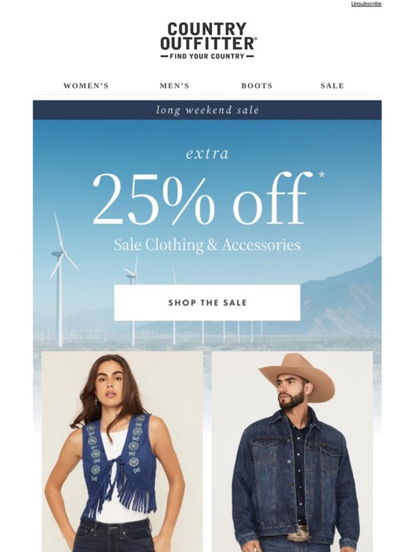 Extra 25% Off Sale