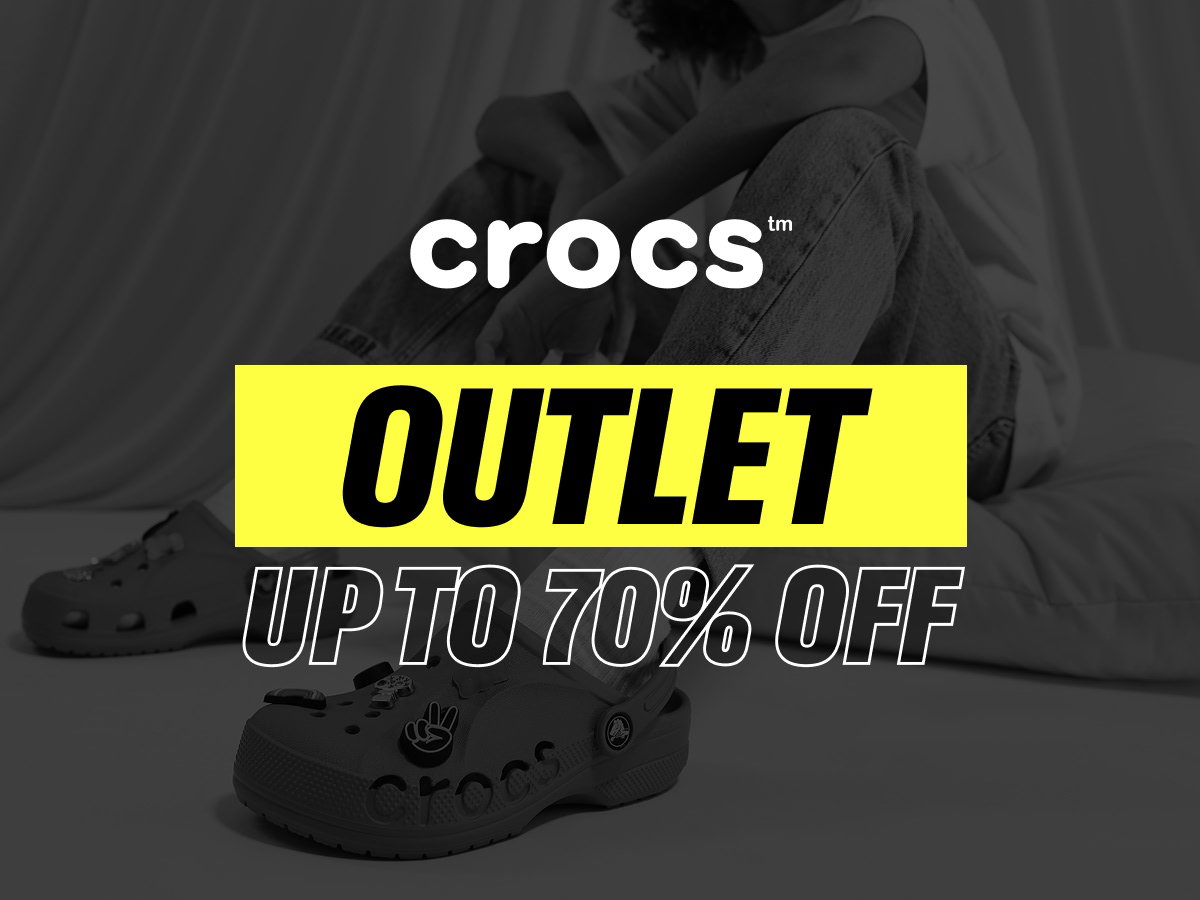 Crocs outlet up to 70% off