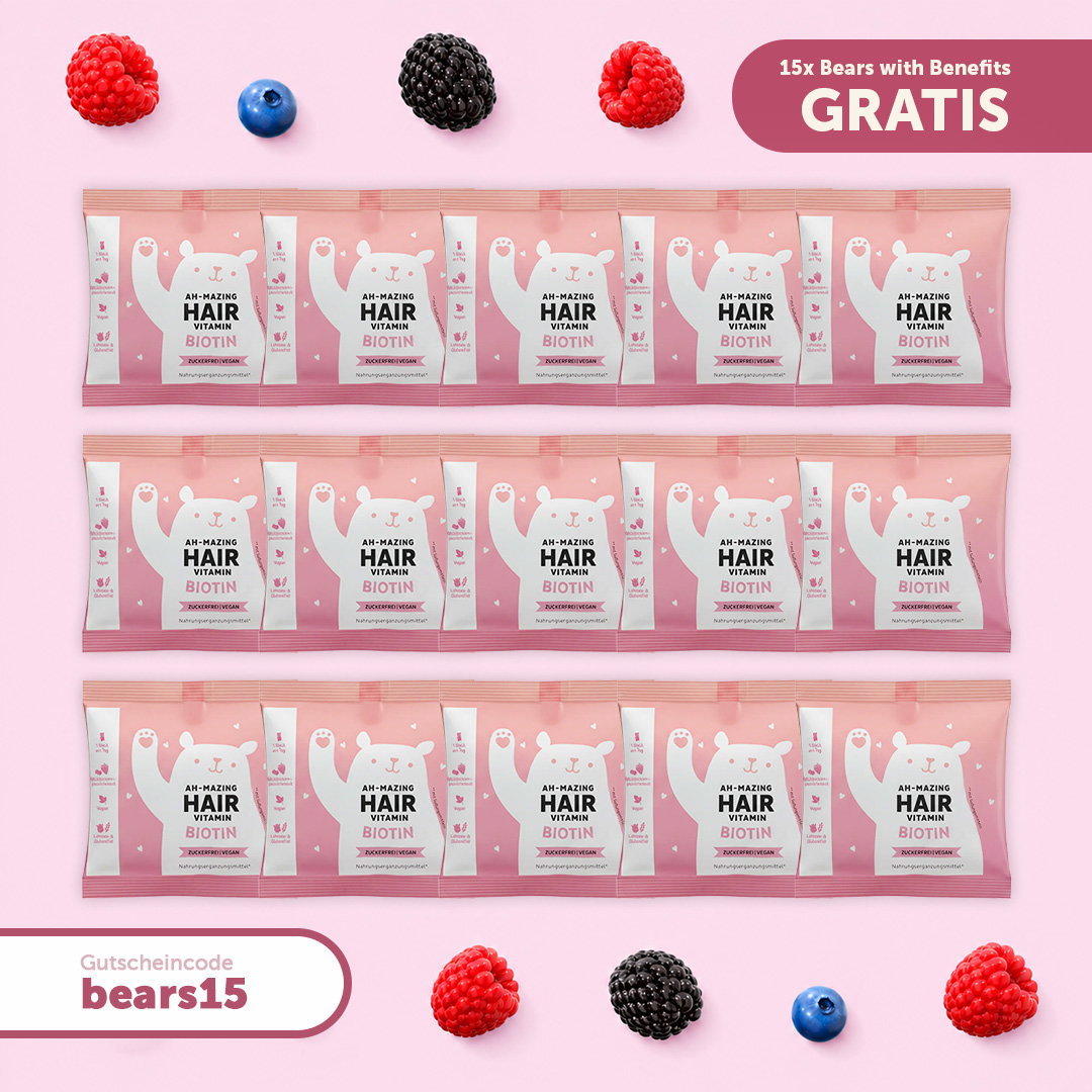 🐻✨ Gummibärchen mit Benefits – dein Hair-Glow-Spezial ist da