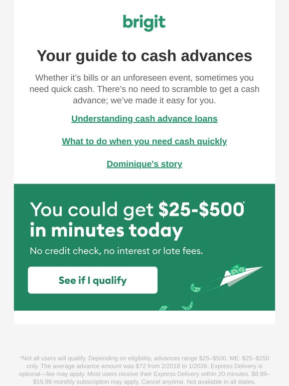 What do if you need cash quickly
