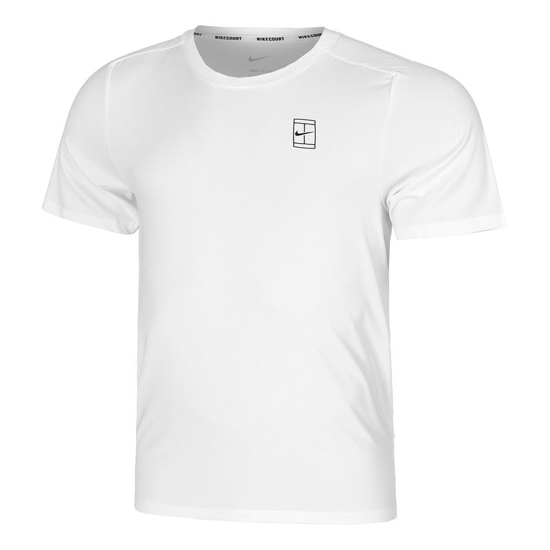 Court Dri-Fit Advantage Maglietta Uomini-Bianco,Nero