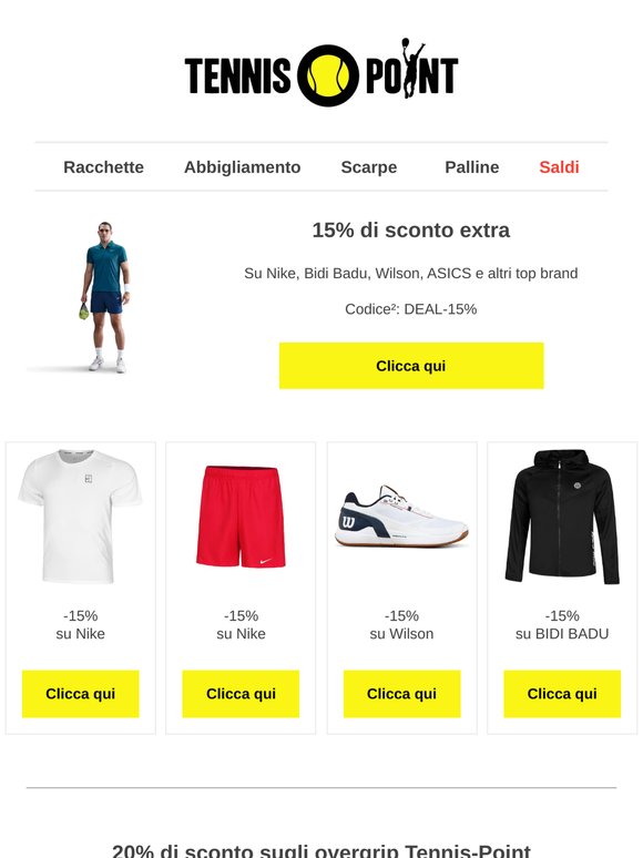 🔥Approfittatene ora! Risparmiate il 15% su oltre 1.000 articoli²