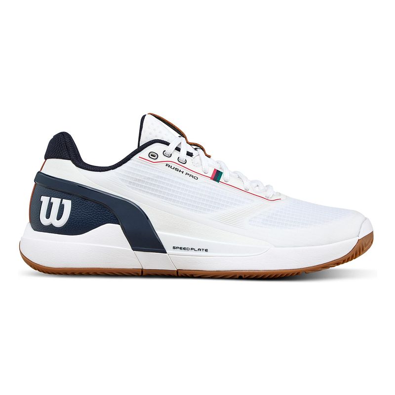 Rush Pro 5 Scarpa per terra rossa Uomini-bianco, blu scuro
