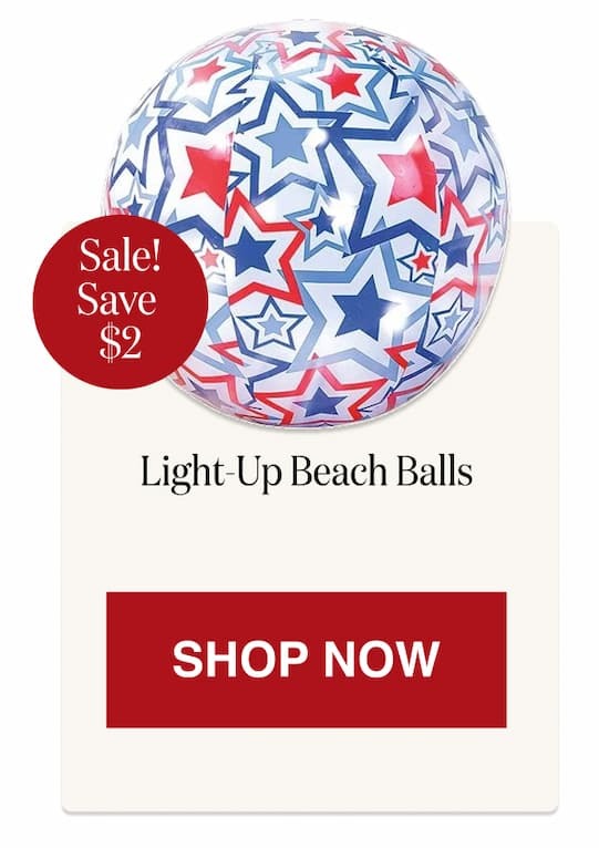 Light-Up Beach Balls [Click here to Shop Now]