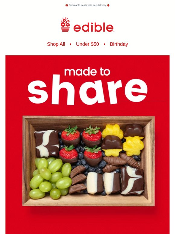 Fresh, shareable gifts everyone will love.