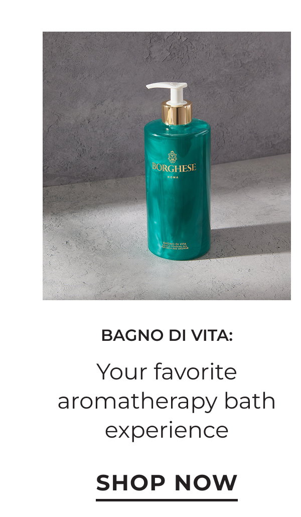 Bagno di Vita: Your favorite aromatherapy bath experience. Shop Now