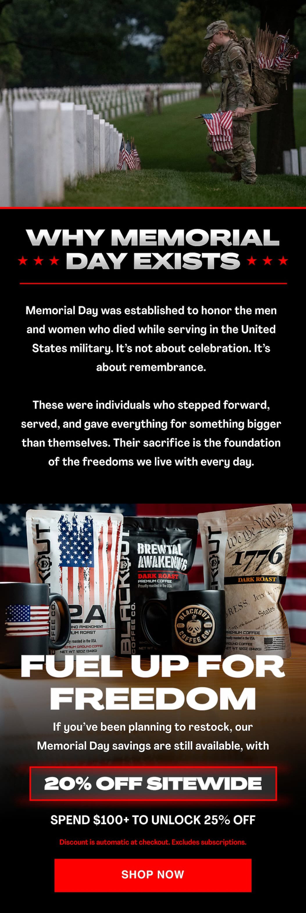 WHY MEMORIAL DAY EXISTS
