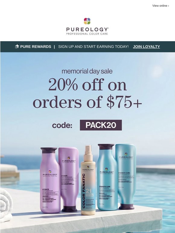 Our Biggest Event: 20% Off Everything You Love