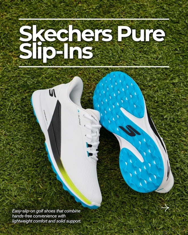 Skechers Pure Slip-Ins Mens Golf Shoes