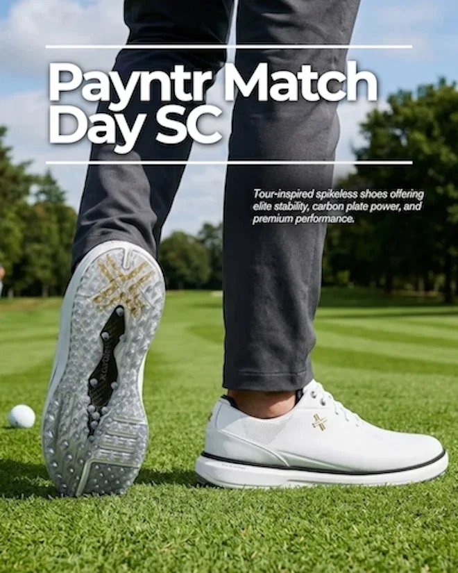 Payntr Mens Match Day SC Golf Shoes