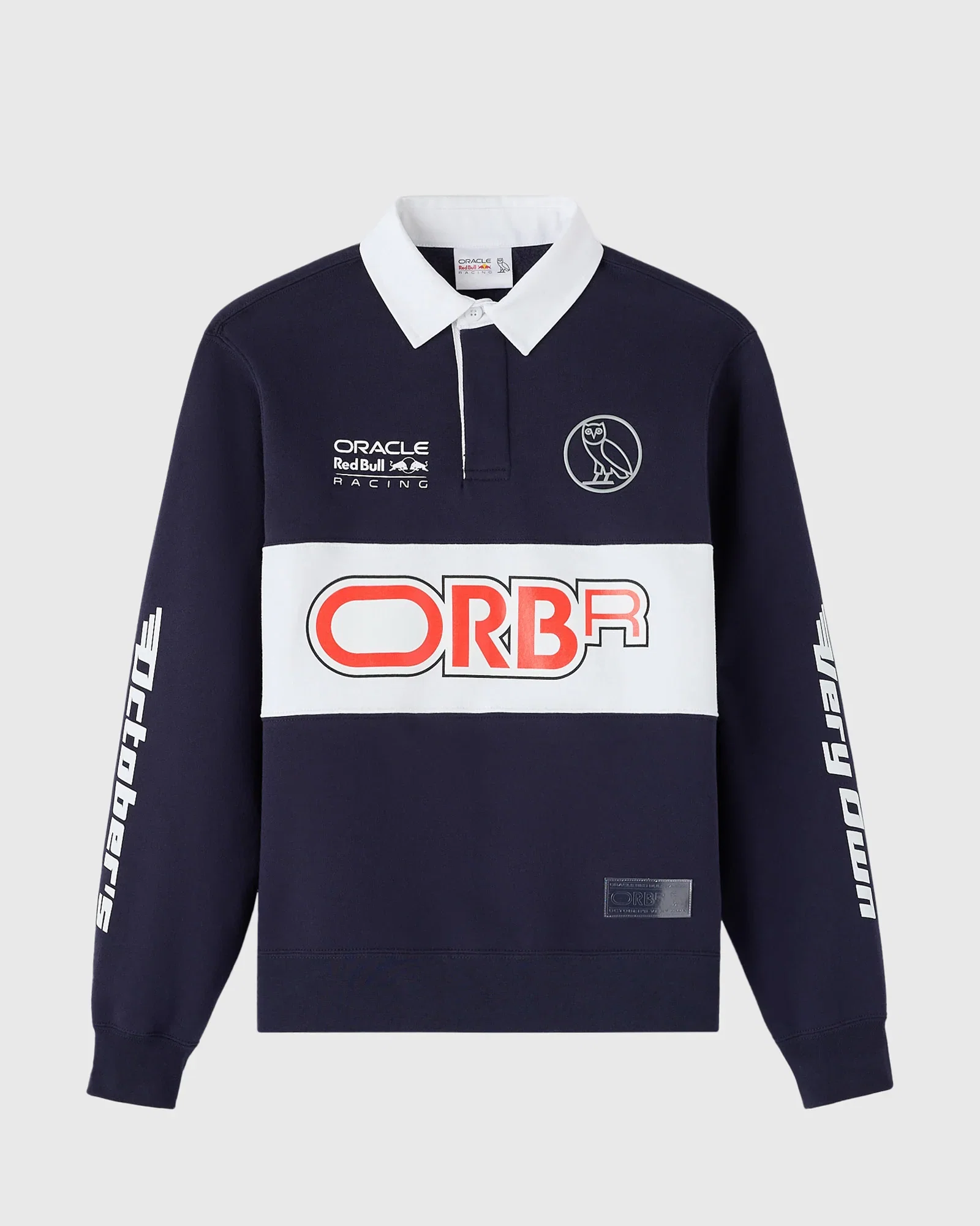 Image of Red Bull Racing Pit Crew Fleece Rugby - Red Bull Navy