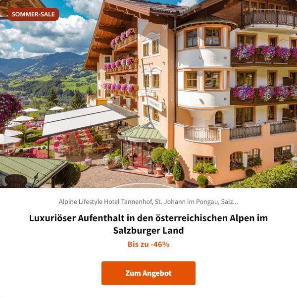 Luxuriöser Aufenthalt in den österreichischen Alpen im Salzburger Land