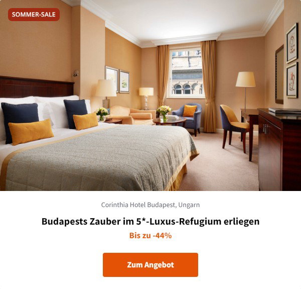 Budapests Zauber im 5*-Luxus-Refugium erliegen