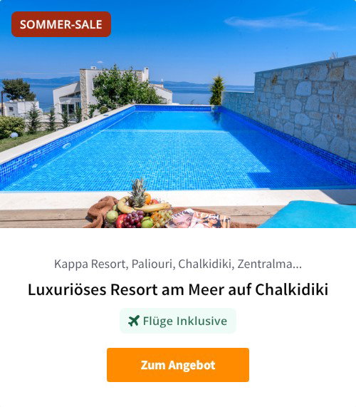 Luxuriöses Resort am Meer auf Chalkidiki