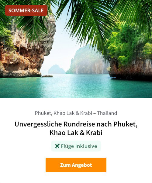 Unvergessliche Rundreise nach Phuket, Khao Lak &amp; Krabi