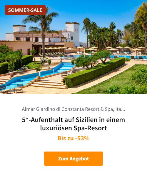 5*-Aufenthalt auf Sizilien in einem luxuriösen Spa-Resort
