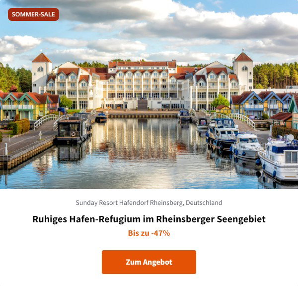 Ruhiges Hafen-Refugium im Rheinsberger Seengebiet