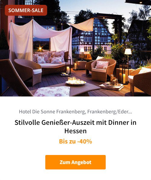 Stilvolle Genießer-Auszeit mit Dinner in Hessen