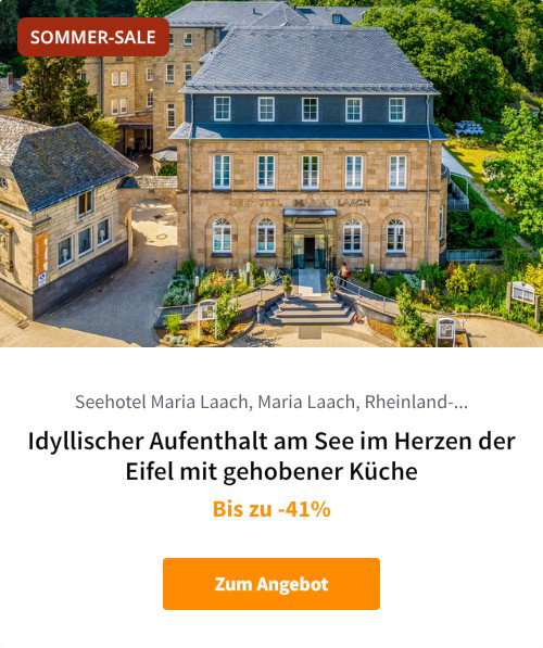Idyllischer Aufenthalt am See im Herzen der Eifel mit gehobener Küche
