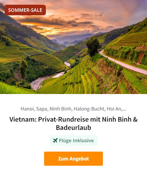 Vietnam: Privat-Rundreise mit Ninh Binh &amp; Badeurlaub