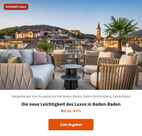 Die neue Leichtigkeit des Luxus in Baden-Baden