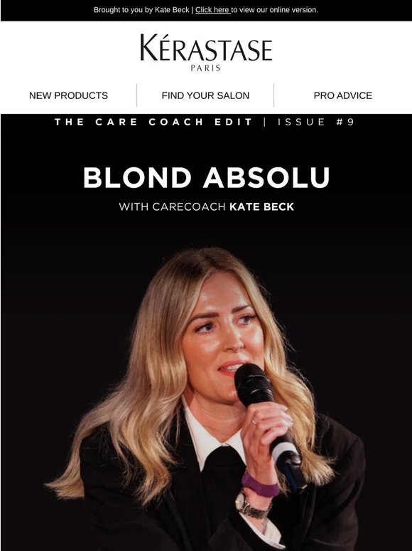 Strength meets shine. Discover Blond Absolu.