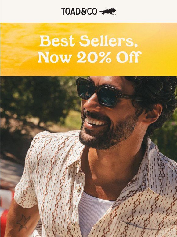 Score 20% Off Best Sellers