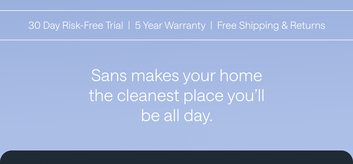 30 Day Risk-Free Trial. 5 Year Warranty. Free Shipping & Returns.