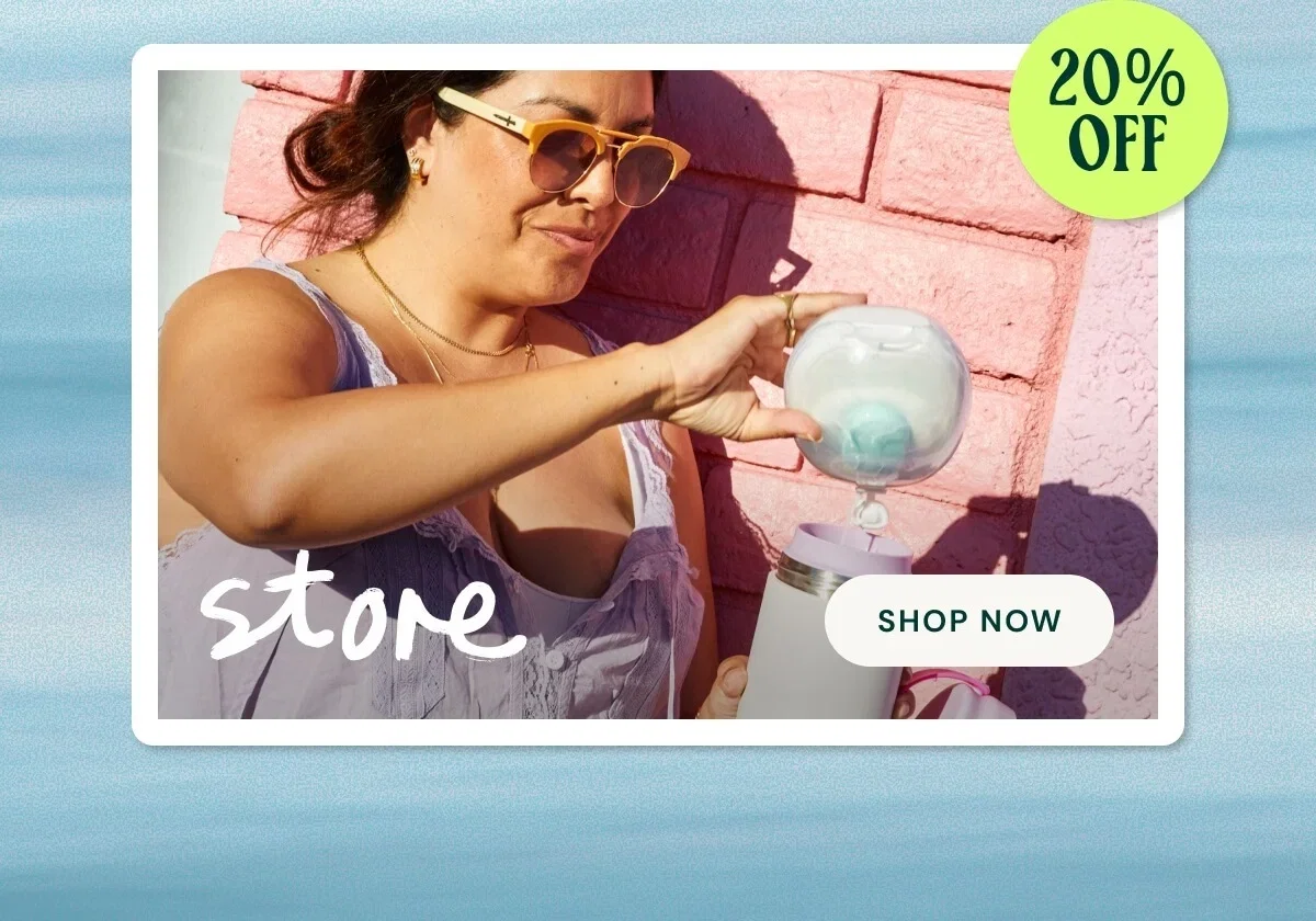 Woman pouring milk into storage container