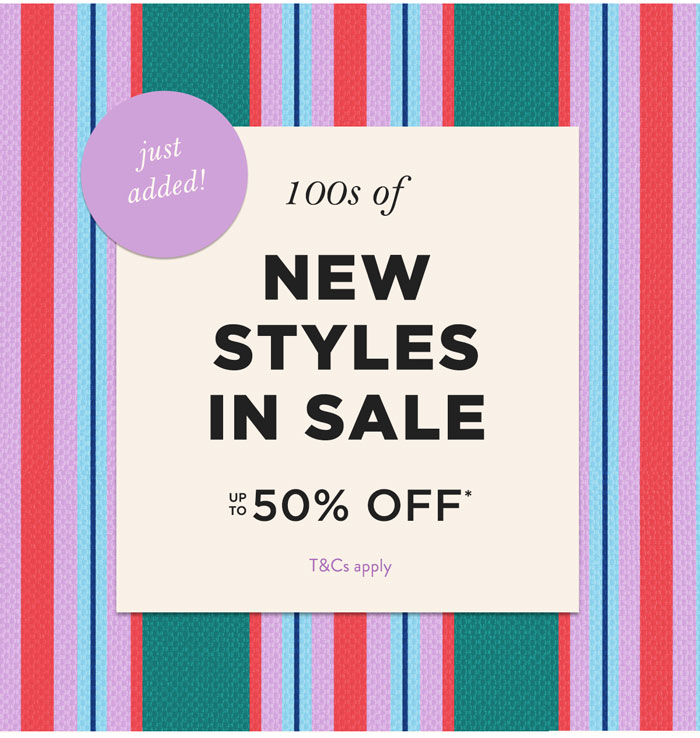 new styles added! 50% off SALE!