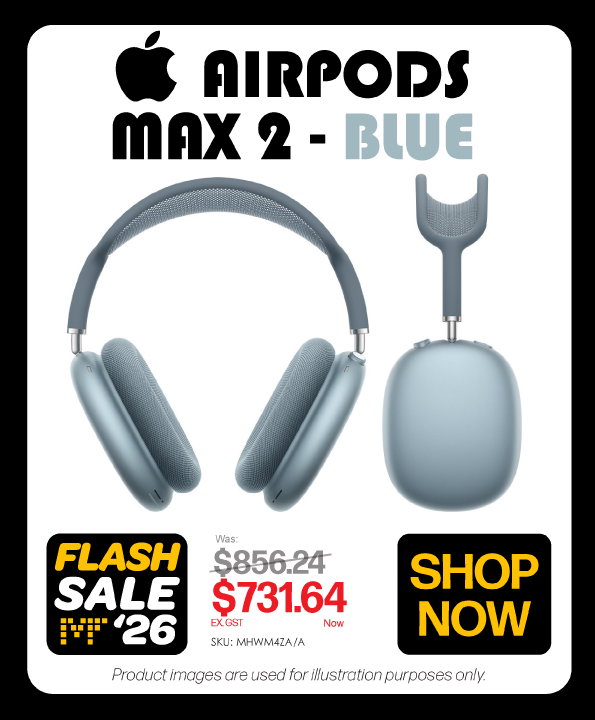 Shop Now Apple AirPods Max 2 - Blue - Was $856.24, Now $731.64 Ex GST