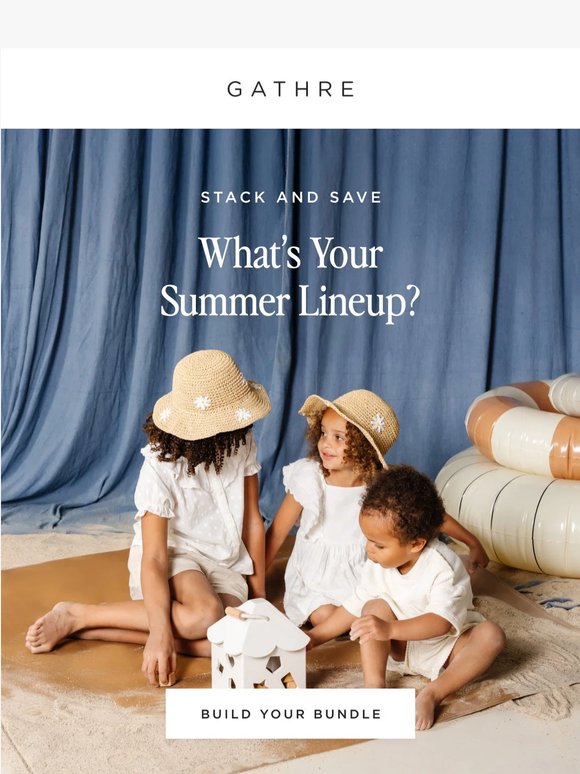 Build your summer for up to 32% off