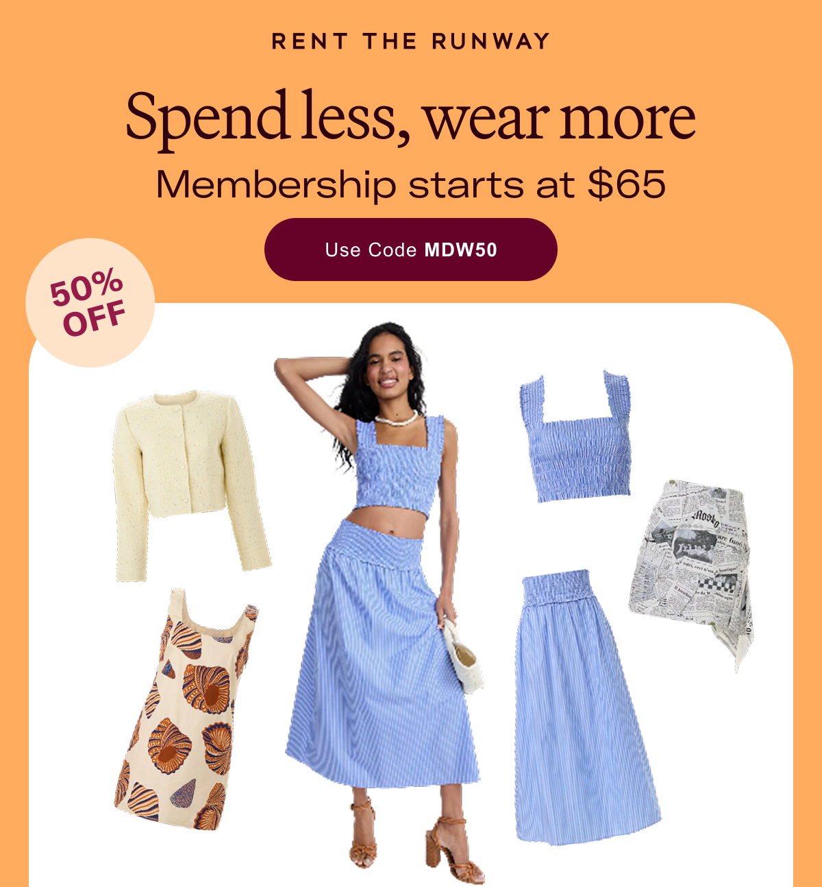 Spend less, wear more