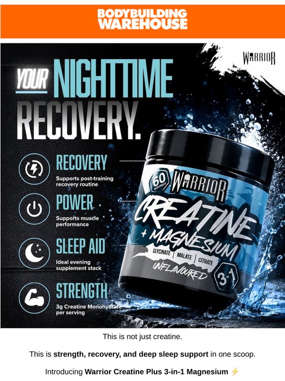 NEW: Creatine + Magnesium in One Scoop