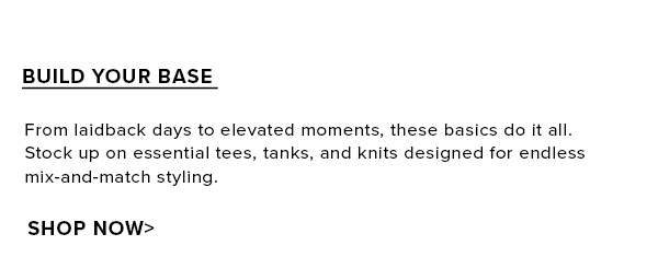 SHOP BASICS