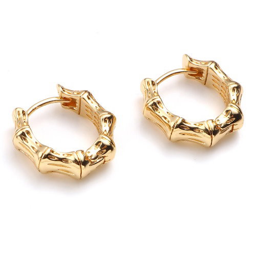 Brass Hoop Earrings