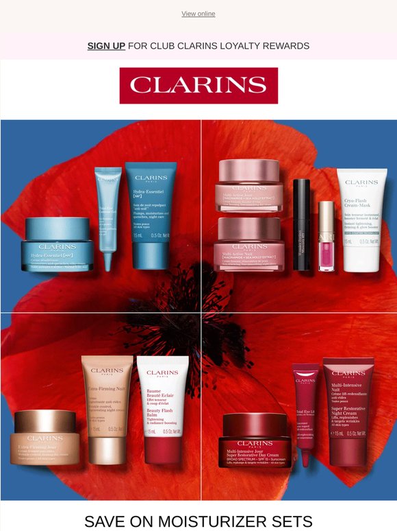 Save Up to 30% on Moisturizer Sets