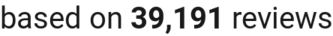 number of reviews