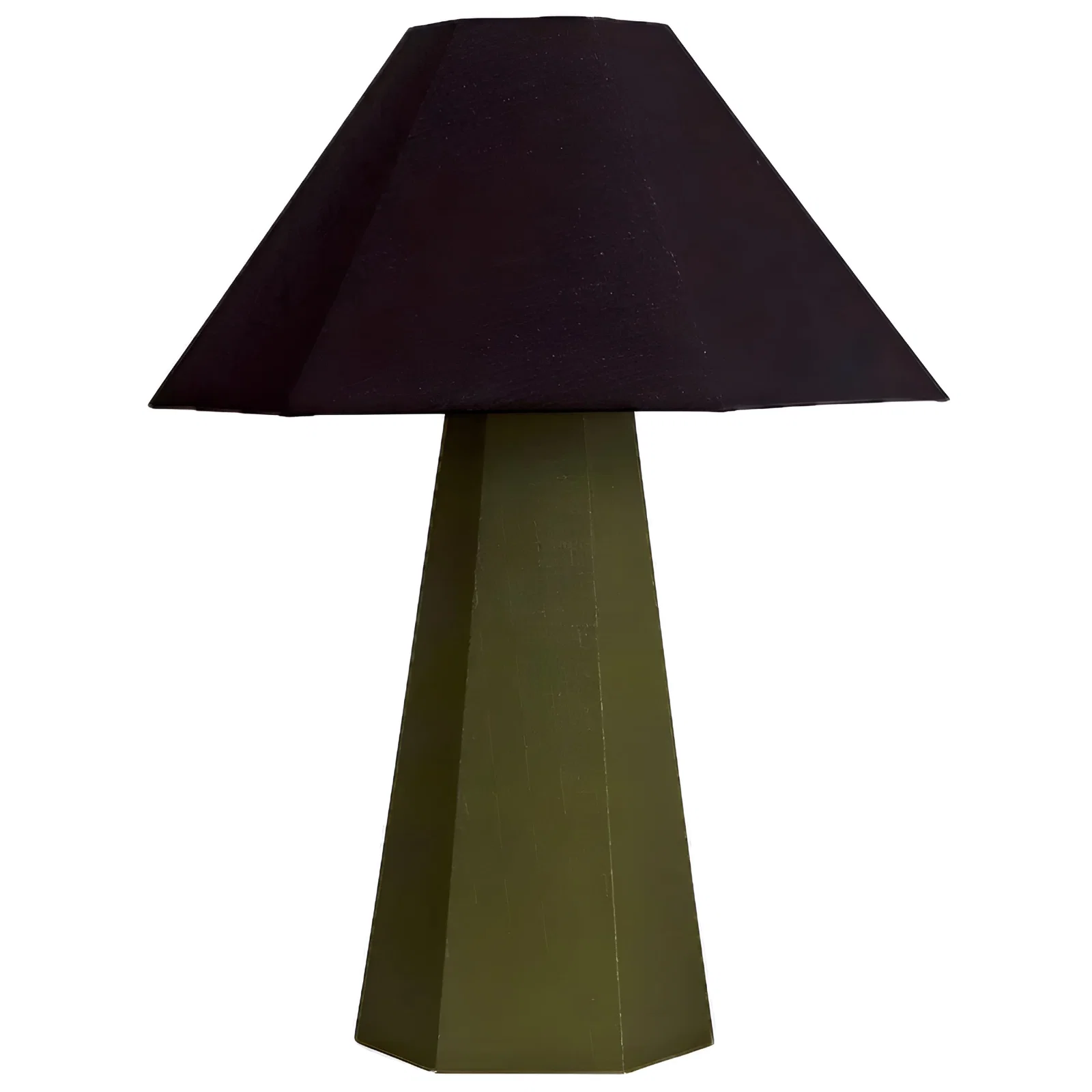 Noir Olive Paola & Joy Blake Linen 2lt Table Lamp