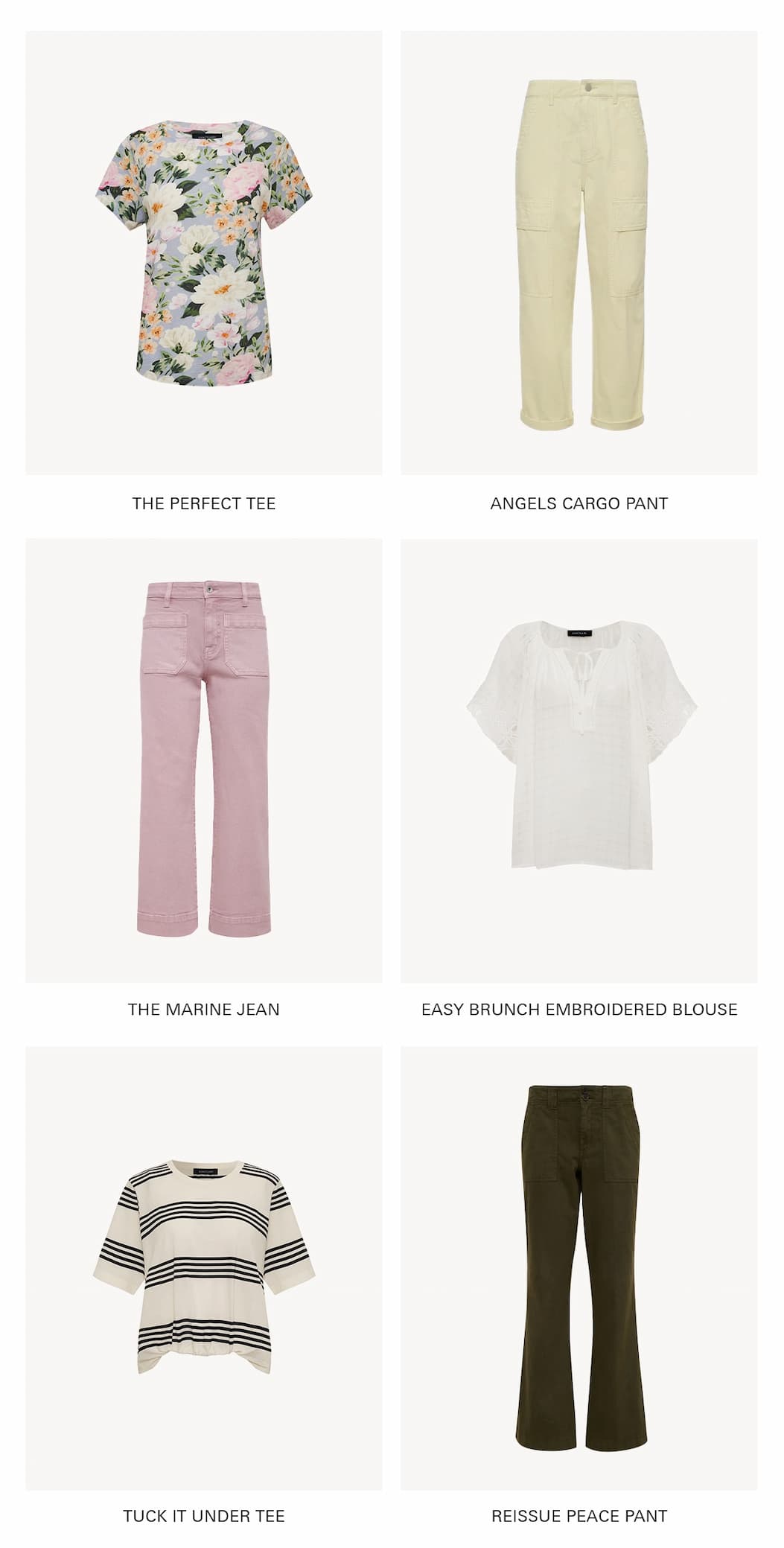 Grid of sale styles from pants, tees, and sweaters. Memorial Day Sale. Take an extra 20% off sale. New markdowns. Use Code EXTRA20.
