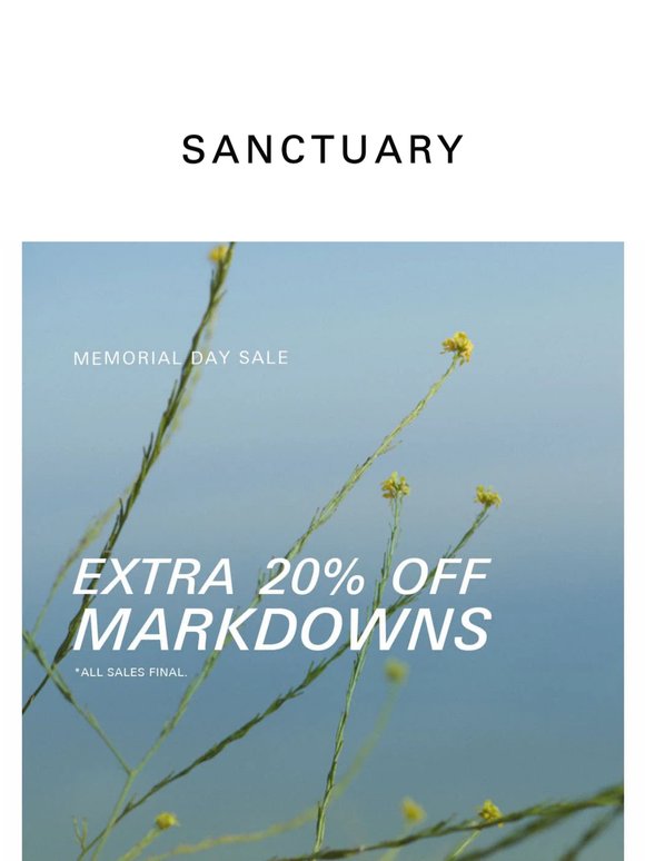 Memorial Day Savings Start Now